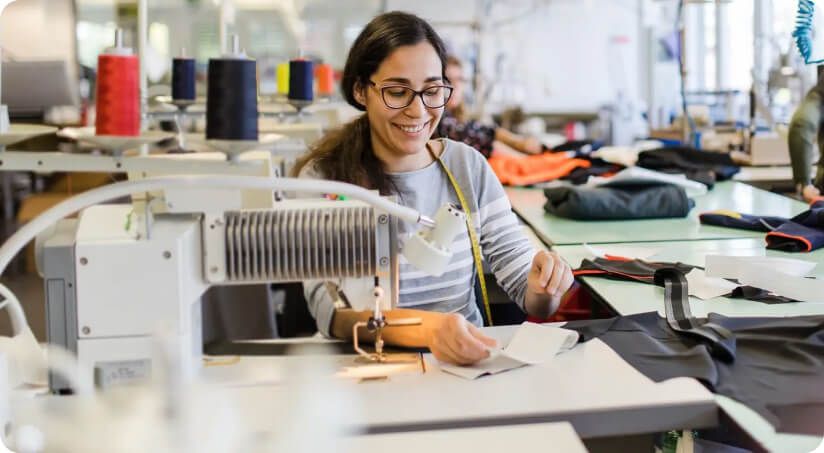 Einblick in die Arbeit von workfashion